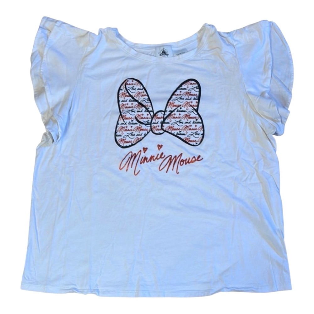 Disney Minnie Mouse 100% Cotton Tee Shirt Size Large